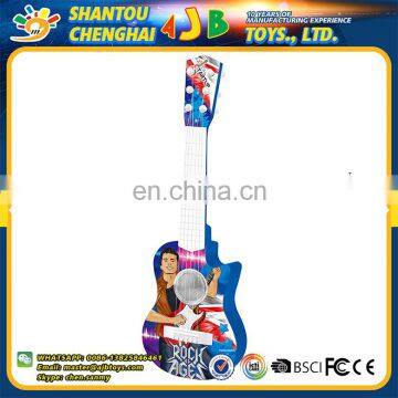 Factory price plastic electric blue music light rock guitar toys for children