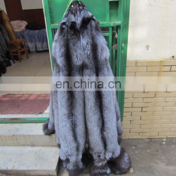 Natural sliver fox fur skin / wholesale fox skin price/fox fur skin