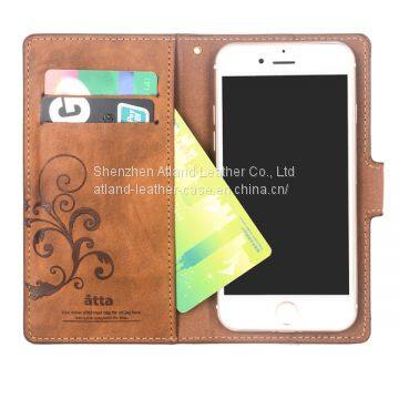 High Quality IPhone 6 Plus/ 6s Plus Leather Wallet Case