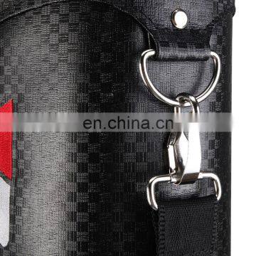 Leather GOLF Club Carrier Case Travel Sunday Bag photo-5