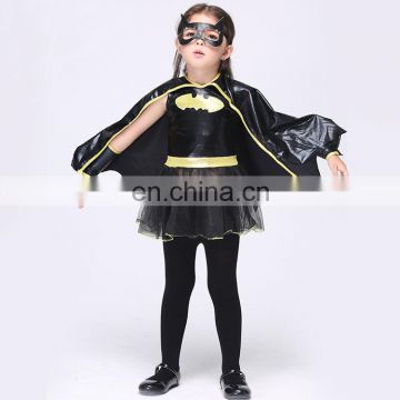 Cute Bat Man Costume for Girl Kids, Hawlloween Costume for Kids