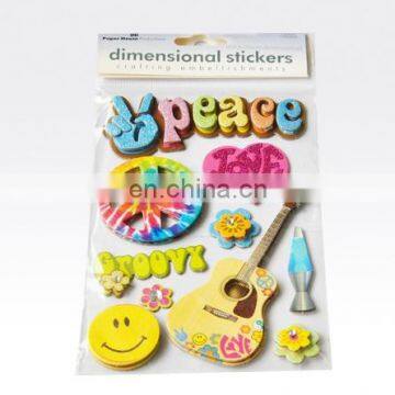 Kids 3D Dimensional Layered Sticker