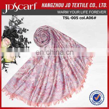 Alibaba supply spring winter very soft silk pashmina scarf