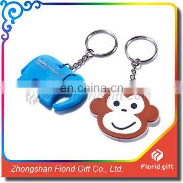 Hot sale custom made promotional soft pvc keyring/keychain/soft pvc rubber key tag
