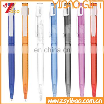 Wholesale custom logo plastic ball pens with full color printing