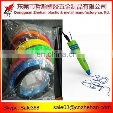 High quality 3d pen/3d printer filament PLA/ABS/HIPS/PC for 3d drawing pen