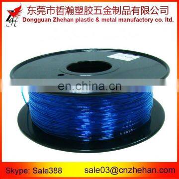 2018 Transparency Blue Flexible Filament 1.75MM Rubber 3mm TPU 3D Printer Filament