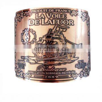Embossed Metal Tag Aluminum Wine Labels photo-5
