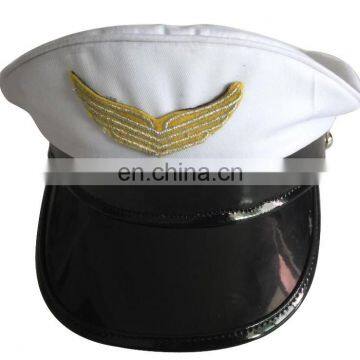 white promotion cap with embroidery logo