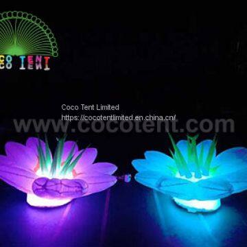 Inflatable lighting flower lily RGB color lights for party stage events decor