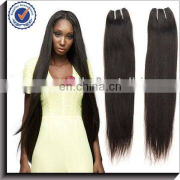 Elegant and graceful natural straight brazilian human hair weaving