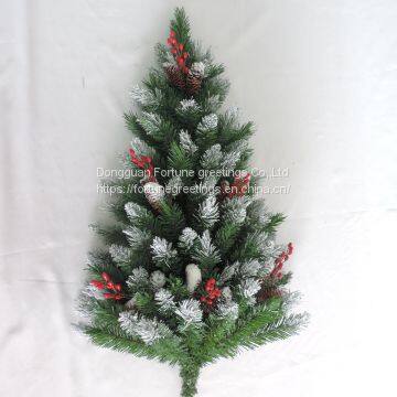 Artificial christmas half tree