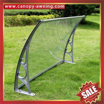 house door window aluminium aluminum pc awning canopy shelter canopies awnings cover sunvisor shield polycarbonate diy