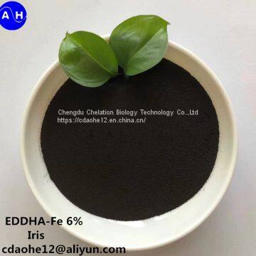 EDDHA-Fe 6% Chelated Iron Organic Fertilizer O-O 4.8 Factory Price