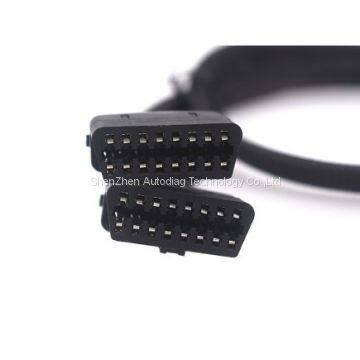 Universal Harness Kit Splitter Extension 16Pin OBD T Cable Car/Auto Plastic Flange Mount Brackets/Connector/Adapter Set photo-3