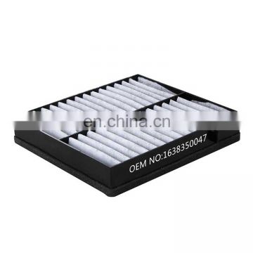 Autoparts air carbon material cabin filter for German cars (OEM 1638350047 CUK2338 LAK98 E1912LC)