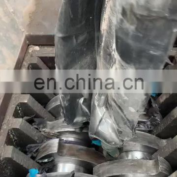 High efficiency Industrial Double Shaft plastic bottle shredder Mini Used Metal Shredder For Sale