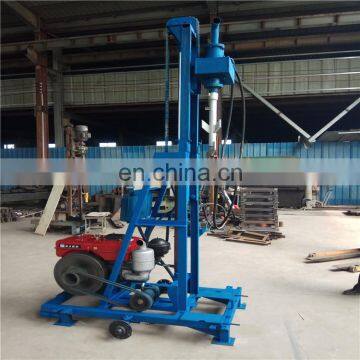 Hydraulic Small Water Borewell Drilling Machine With Fast Move Function 20HP Diesel Engine Provide Power photo-5