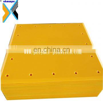 ports and terminals rubber fenders with UHMW and UHMWPE fender frontal facing panel