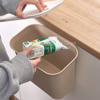 Cabinet Basket Wastebaskets, Multifuctional Hanging Trash Can Waste Bins Garbage Containers photo-2