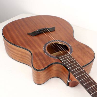 OEM High Quality Acoustic Guitar Custom LS-550 40 Inch Stain Finish Guitar Made in China Wholesale Price photo-4