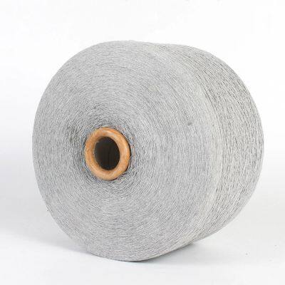 Ne 12/1, 16/1, 20/1 Recycled Cotton Yarn for Sokcs Knitting Open End Spinning Regenerated Cotton Polyester Blended Yarn