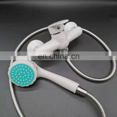 White Water Faucet Plastic Tap Bathroom Shower Faucet With Shower Head photo-4