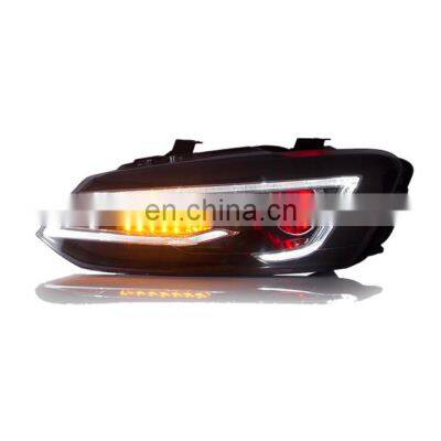 Manufacturer Car Accessory Modified Headlight For VW Polo 2011-2017 Led Dynamic Head Lamp