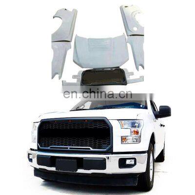 New Car Accessories Front Bumper Facelift Conversion Body Part Kit for FORD F150 2015-2017 Change To Raptor