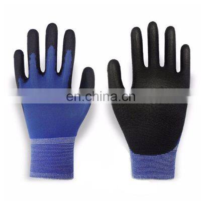 18G Palm Covered PU Precision Gloves For Carpenters Component Handling