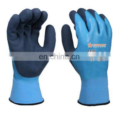 Sandy Latex Coated Thermal Cut Level 5 Safety Gloves/anti Cut Gloves For Outdoor Construction Work