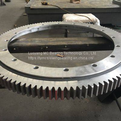 Standard double row ball bearing factory supply 81-40 2240/2-07600 turntable external gear ring swing circle price