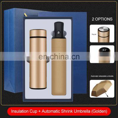 Thermos And Umbrella Corporate Gift Set For Business Promotion Gifts photo-3