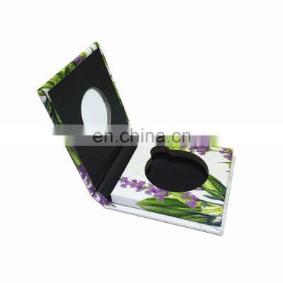 Floral Printed empty makeup packing palette private label custom eyeshadow palette packaging for eyeshadow powder