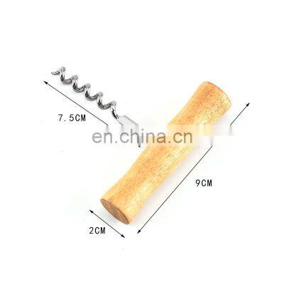 Corkscrew Customized Custom Printed Mini Portable Stainless Steel Wooden High Quality Wine Bottle Opener photo-4