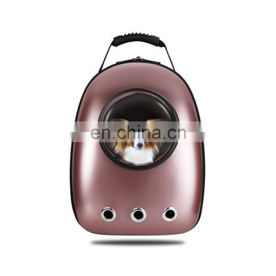 High quality custom comfortable safety cheap capsule shaped pet travel backpack carrier for pet