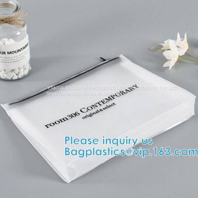 Biodegradable Custom Logo Travel Vinyl Waterproof Beach Zipper Cosmetic Bag TPU PVC Toilet Wash Bag photo-3