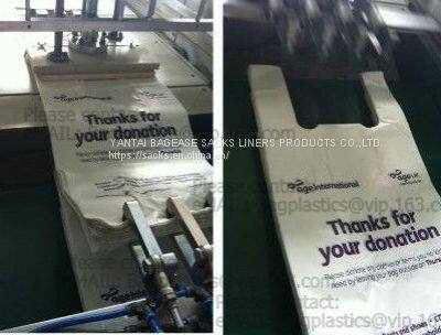 Compostable Donation Bags Charity Sacks, Charity Bags, Charity Donation Bags, Jumbo Vest Carrier, Clothe Donate Bags photo-5