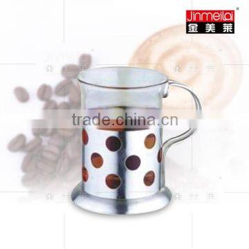 stainless steel glass coffee and tea cup 200ml