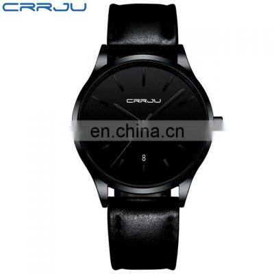 Crrju 2170 Private Label Minimal Quartz Watches Date Waterproof Luxury Men-Watch-Classic photo-3