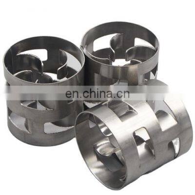 SS304,SS316L,SS201,SS410 Stainless steel tower internals heating resistant metal pall ring