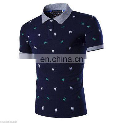 high quality 100 % polyester men polo shirt custom design wholesale price polo shirts for men