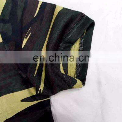 Best Selling Great Shaped Army Camo T Shirt For Men Custom Printing Camouflage T Shirt photo-4