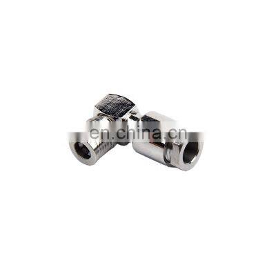 RF coaxial connector QMA male clamp right angle for RG58 RG59 RG6 cable connector nickel plating