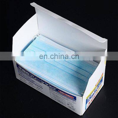 Face Mask Disposable Adults 3Ply Non-Woven With Nose Clip Ear Loop Blue 50Pack photo-5