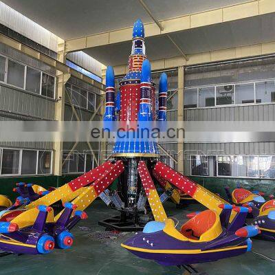 Amusement Parks Simulator Fiberglass Self Control Plane Aircraft Auto Control Plane Kiddie Rides Parks Rides photo-4