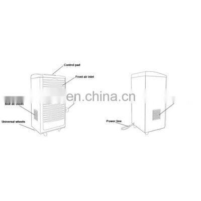 2022 New Design 20L/day Wifi Compressor Air Home Dehumidifier for Hotel Office photo-2