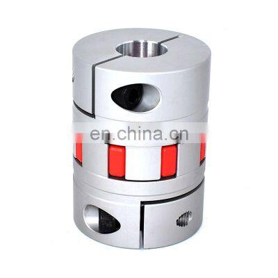 China supplier Jaw coupling DFC coupling stepper motor plum shaped clamp shaft coupler for servo motor