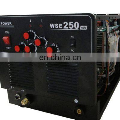 Inverter AC/DC TIG WSE 250 Single Phase Tig Welding Machine Metal Shell AC/DC Motor Negotiable Provided 50-60hz 590*345*485mm 25