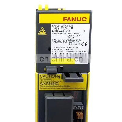 Fanuc Servo Drive Control A06B-6240-H206 AiSV 20/40-B Ready to Ship